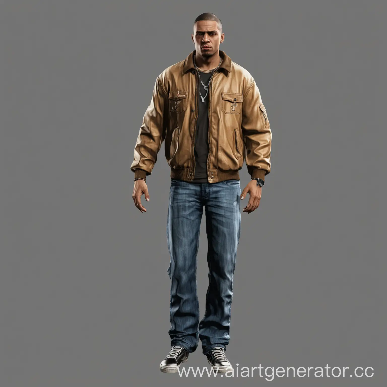 CJ-from-GTA-San-Andreas-FullLength-Character-Art