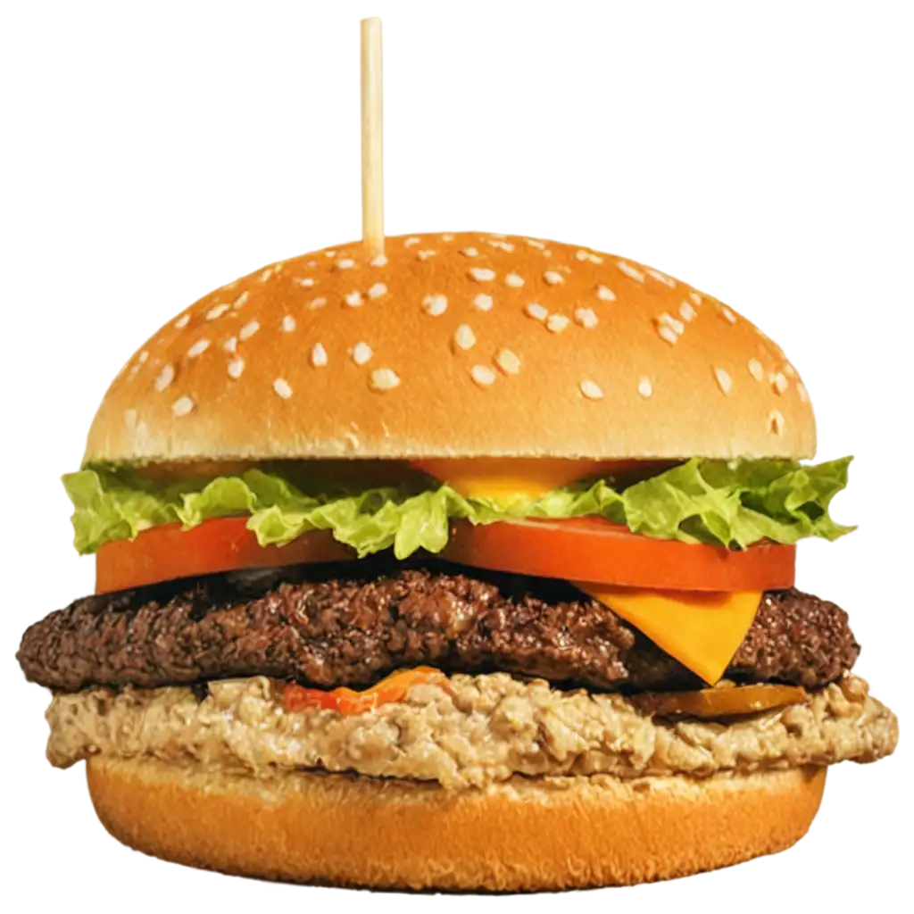 Delicious-Burger-PNG-Image-for-Clear-and-HighQuality-Visuals