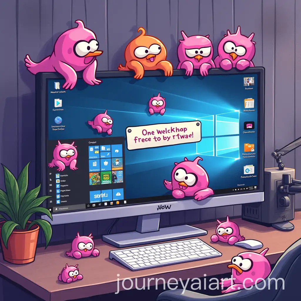 Twitch-Emotes-PlayAI-Art-Prompt-Expansionfully-Interacting-on-a-Virtual-Desktop-Wallpaper