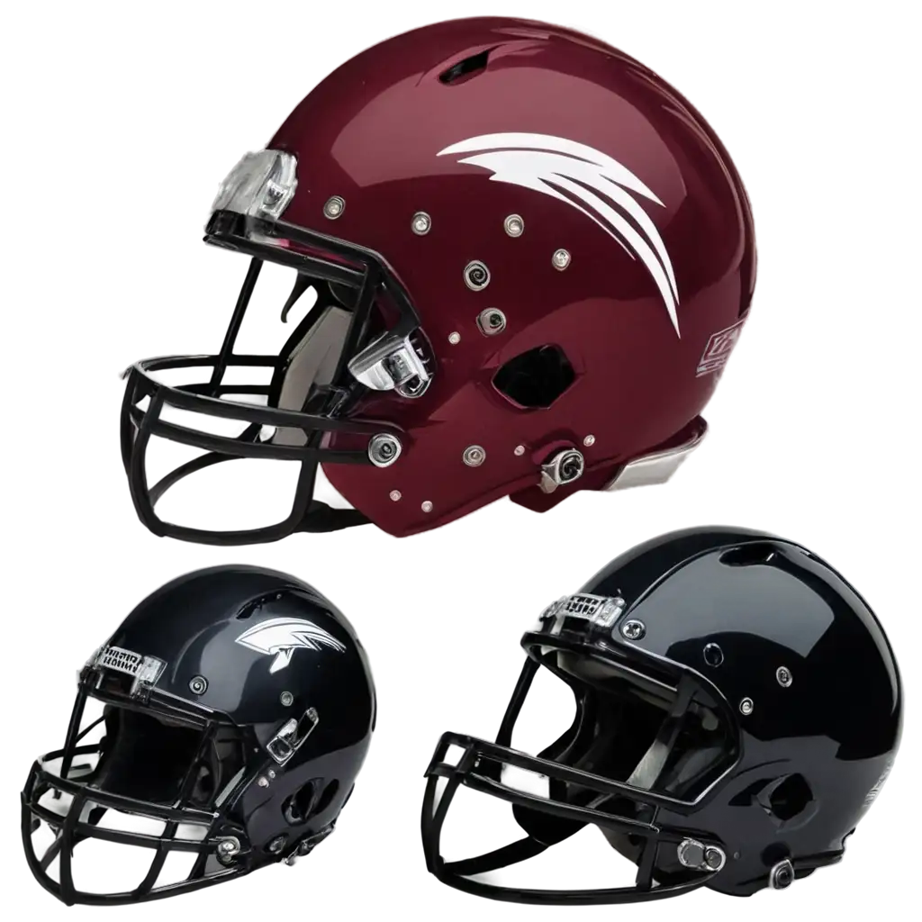 HighQuality-PNG-of-a-Maroon-Football-Helmet-Against-a-Black-Helmet