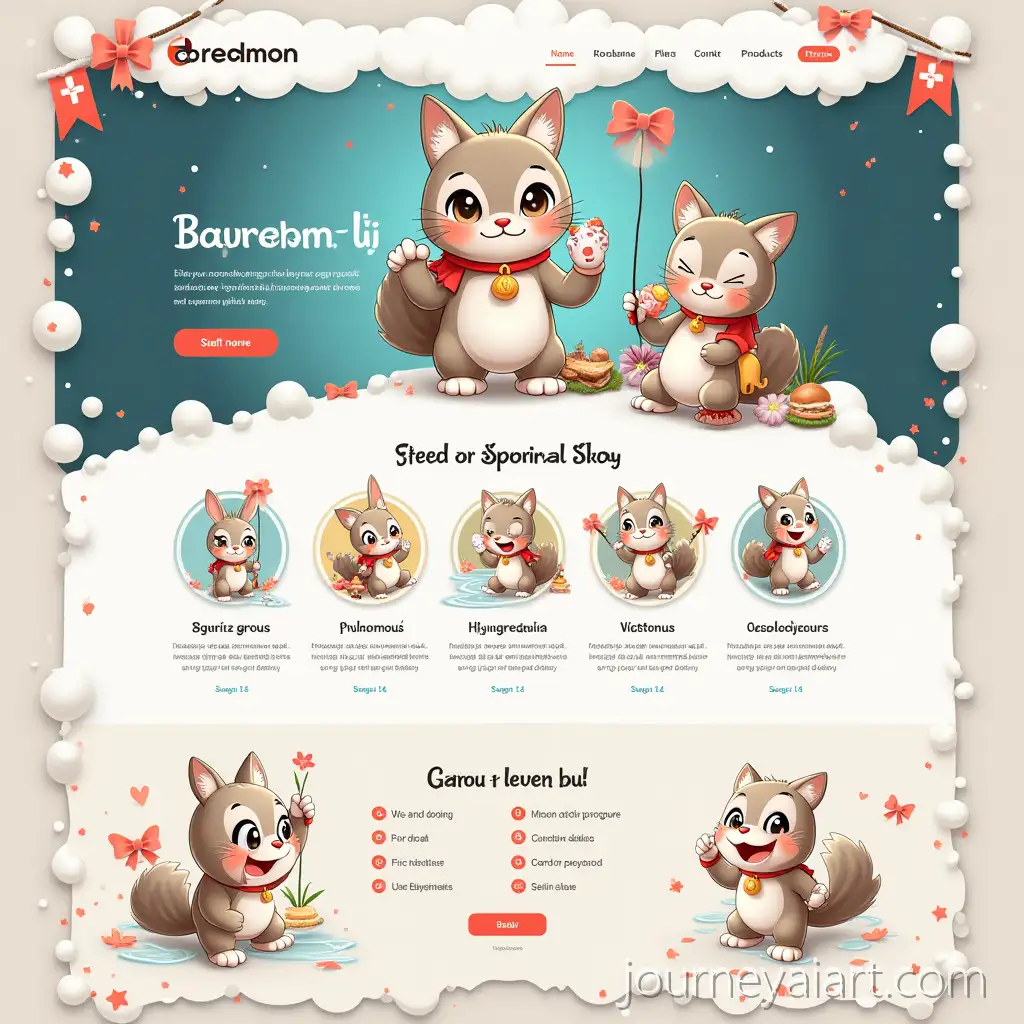 Creative-and-DetailedDoraemon-website-layout-design-Doraemon-Website-Layout-Design