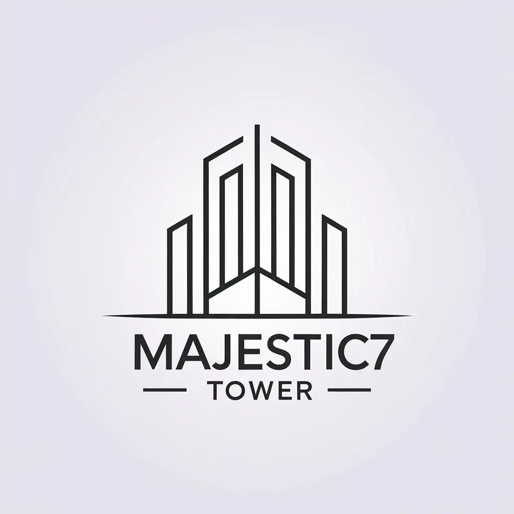 LOGO Design for Majestic 7 Tower Minimalistic Condo Design for Real Estate Industry