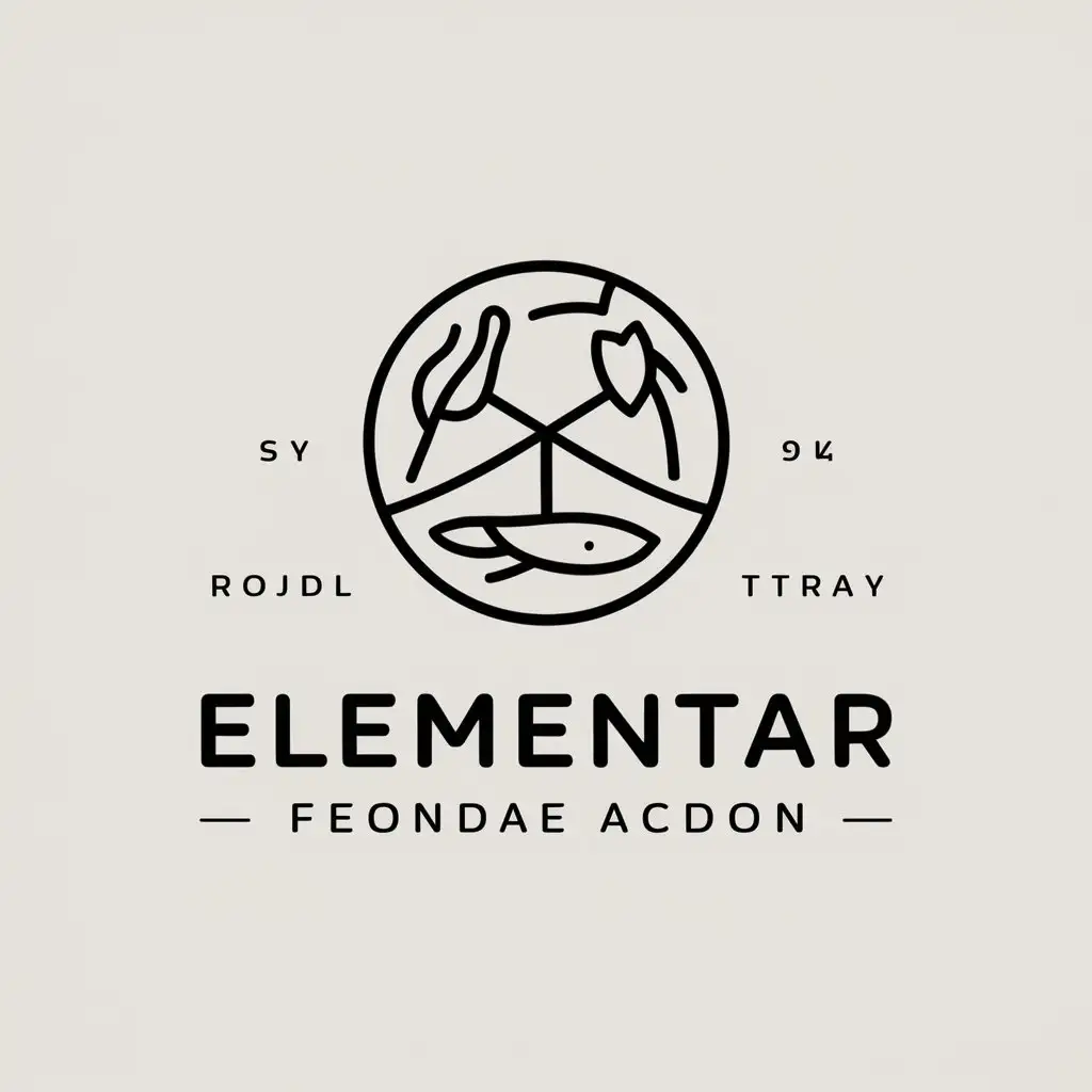 a vector logo design,with the text "elementar", main symbol:adminka,Moderate,clear background