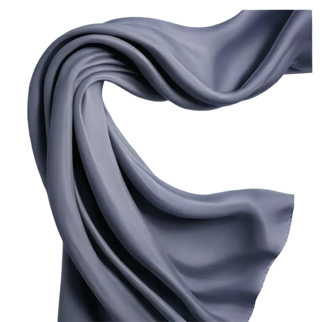 Stunning-Grey-Flowing-Silk-PNG-Image-HighQuality-Visuals-for-Diverse-Applications