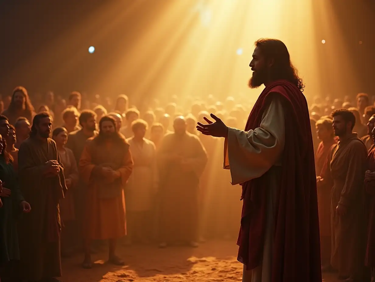 I want a picture of Christ preaching to his people, a picture the size of a short video