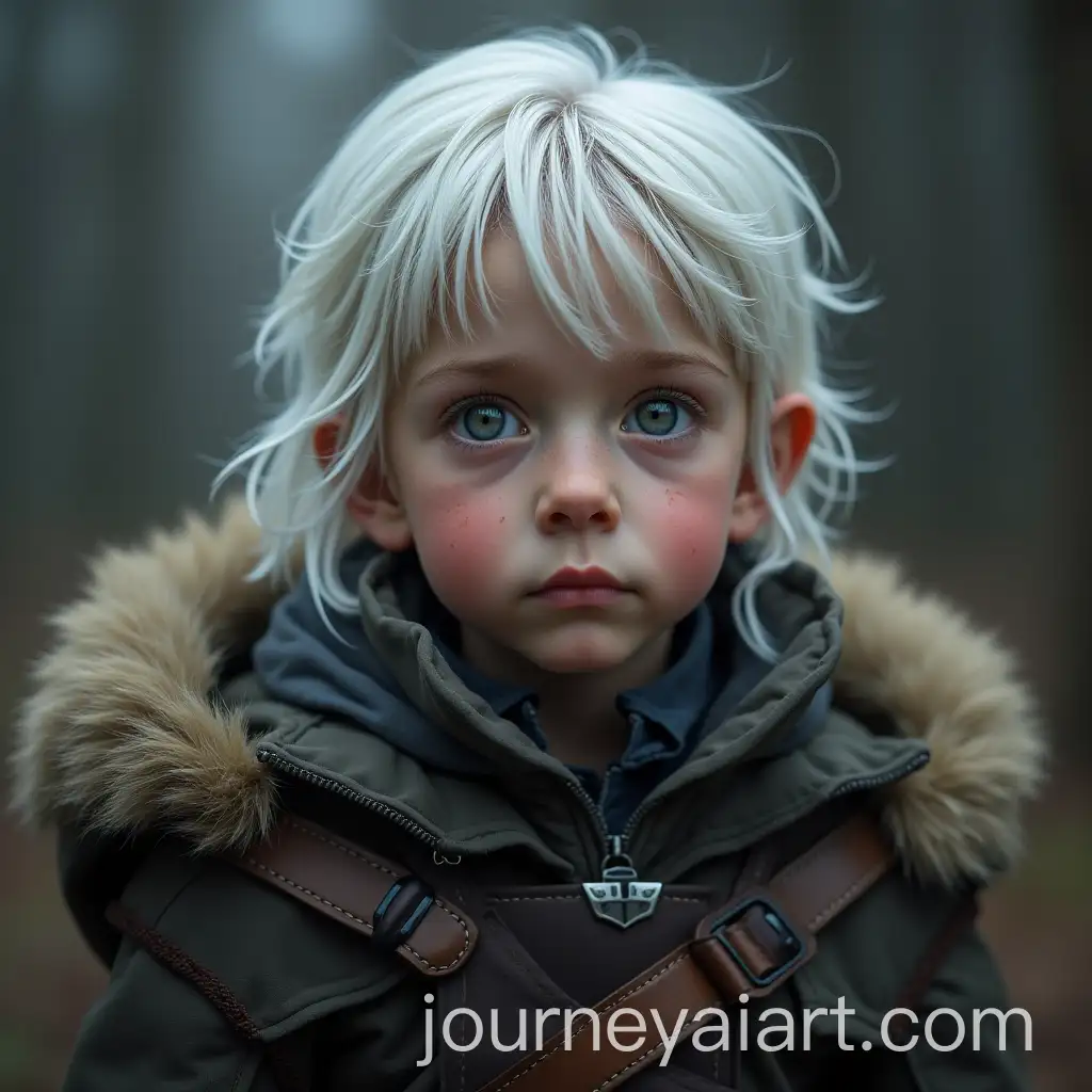 SevenYearOld-Son-of-Geralt-with-White-Hair