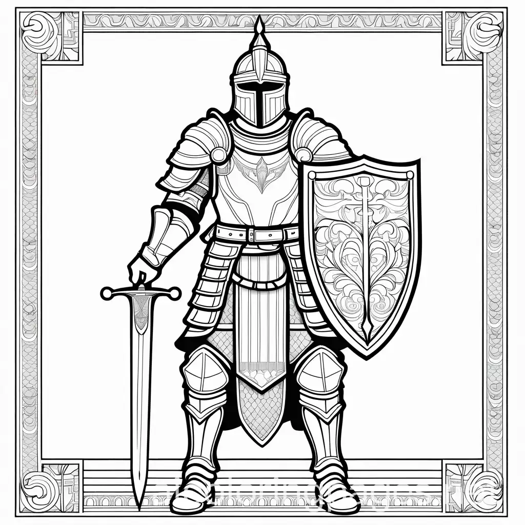 Armor-of-God-Coloring-Page-Belt-Chest-Plate-Shield-Helmet-Sword