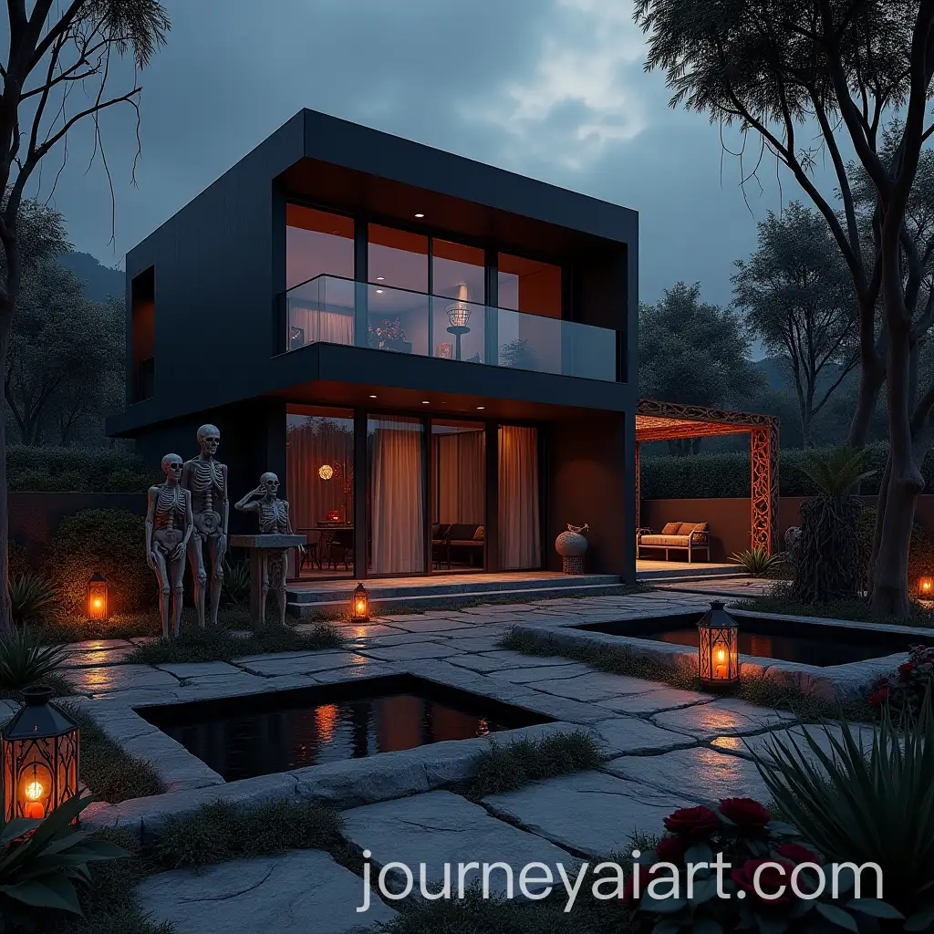 Modern-Luxury-Villa-with-Horror-Garden-in-El-Tagamoa-El-Khames-Cairo