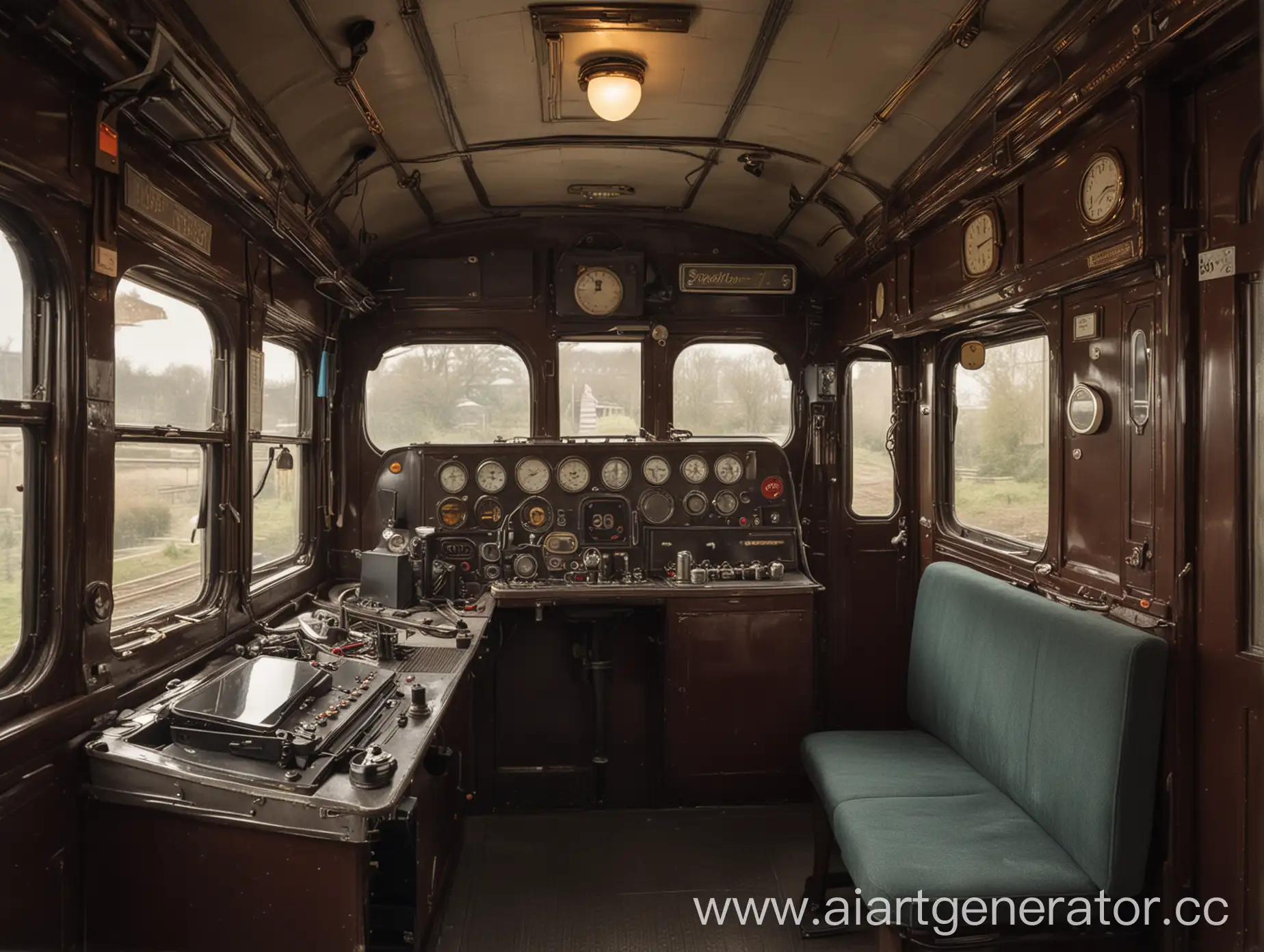 20th-Century-Train-Detective-Style-Engine-Drivers-Cabin