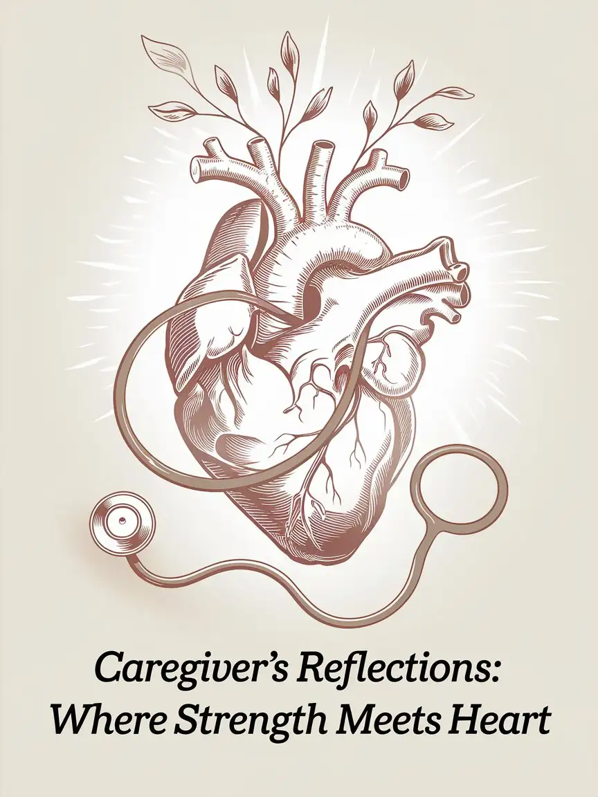 Symbolic Illustration of Caregivers Compassion and Strength