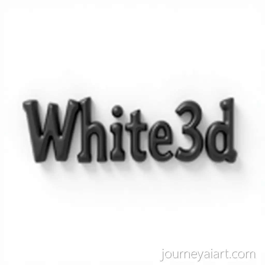 3D-Black-CandyLike-WhiteK3d-Text-with-PlayCute-3D-WhiteK3d-Fontful-Dreamy-Font