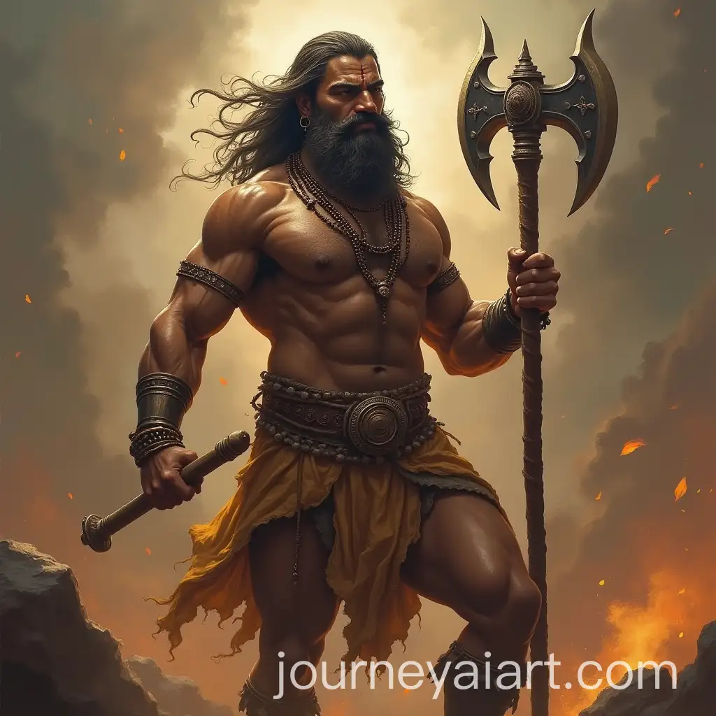Lord-Parushuram-Holding-Axe