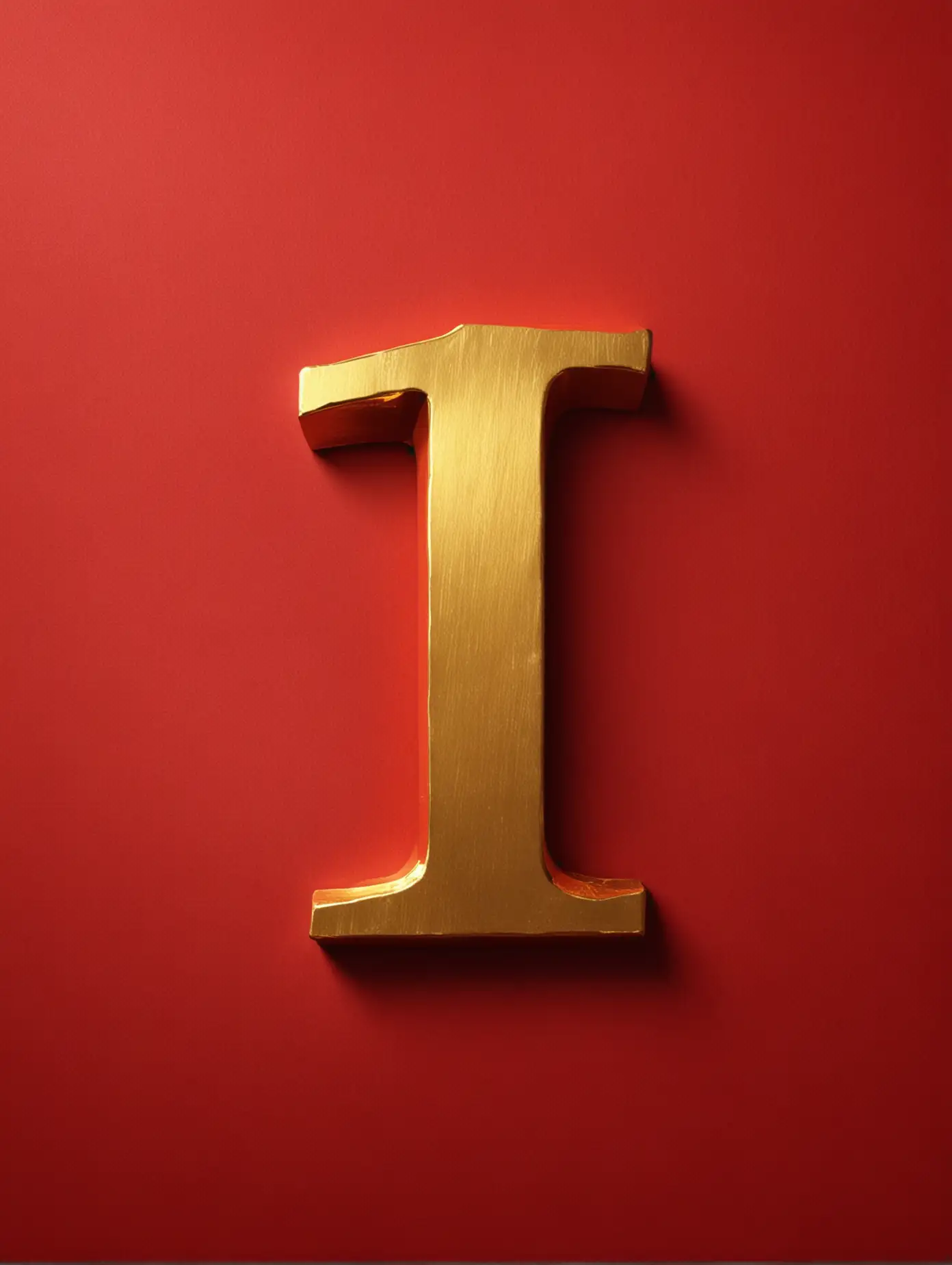 Golden-Number-1-on-Red-Background-Wallpaper