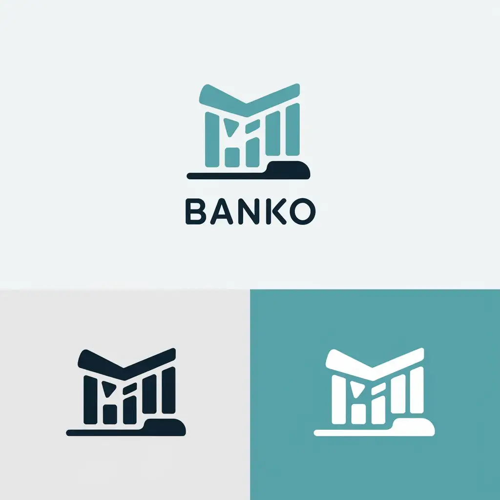 LOGO Design for Banko Realistic Business Style with Clear Background and Vibrant Colors