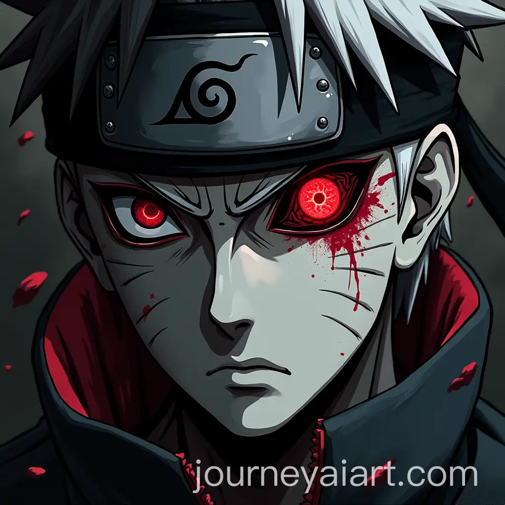 AI-Art-Prompt-ExpansionBattleWorn-Ninja-with-Mangeky-Sharingan-in-Intense-Anime-Portrait