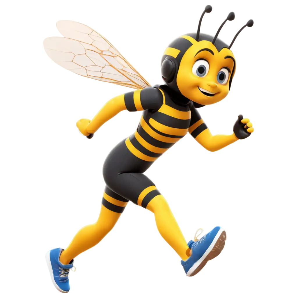 Sporty-Bee-PNG-Image-Creative-Concept-for-Dynamic-and-Playful-Visuals