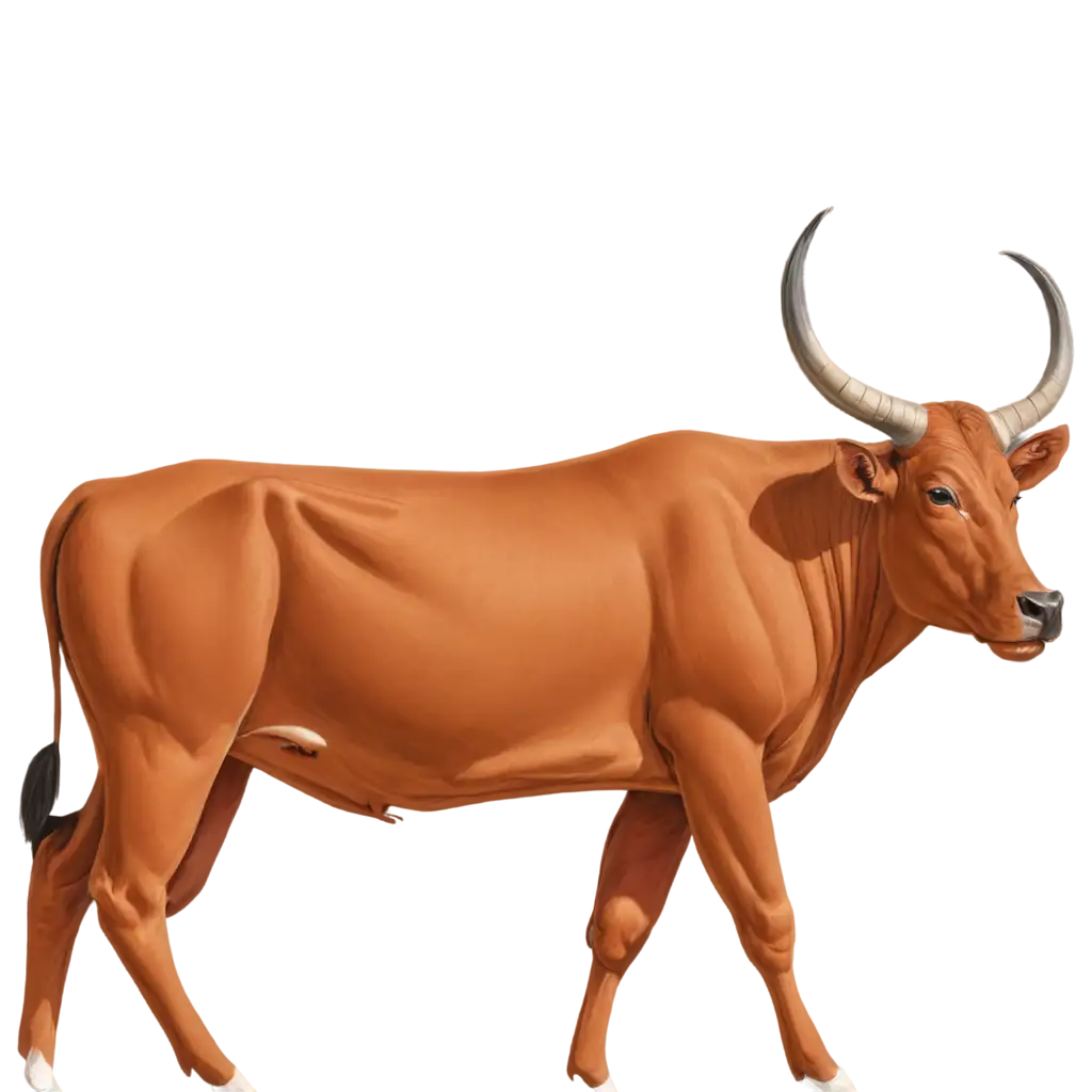 Red-Siluman-Banteng-PNG-Image-for-Diverse-Creative-Projects