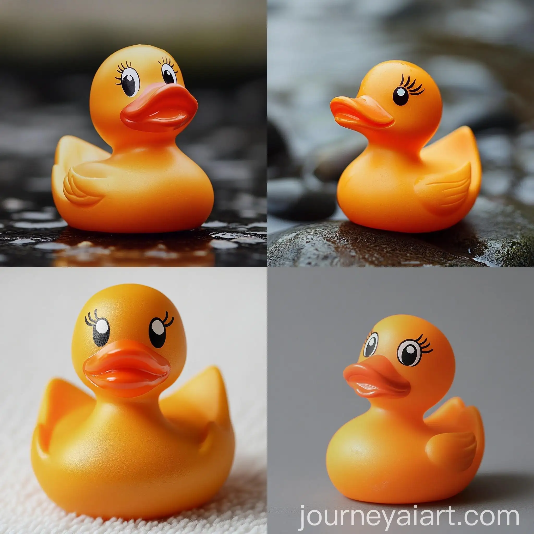 Curious-Orange-Rubber-Duck-Asking-Questions