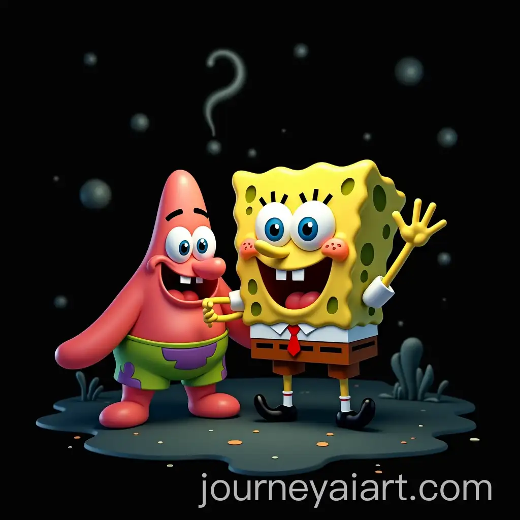 SpongeBob-and-Patrick-Joyfully-Playing-on-Black-Background