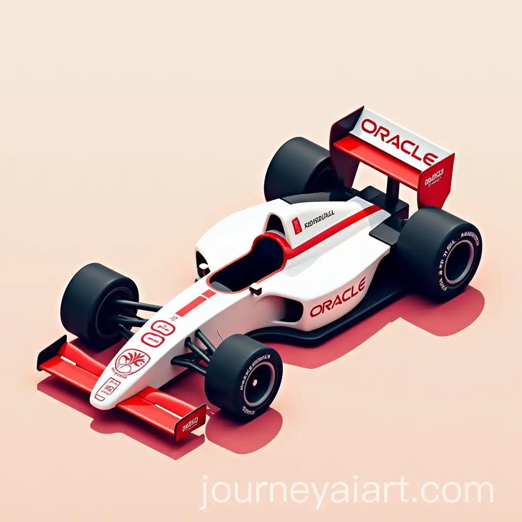 Isometric-Formula-1-Car-Design-Featuring-Oracle-Branding-in-White-and-Red
