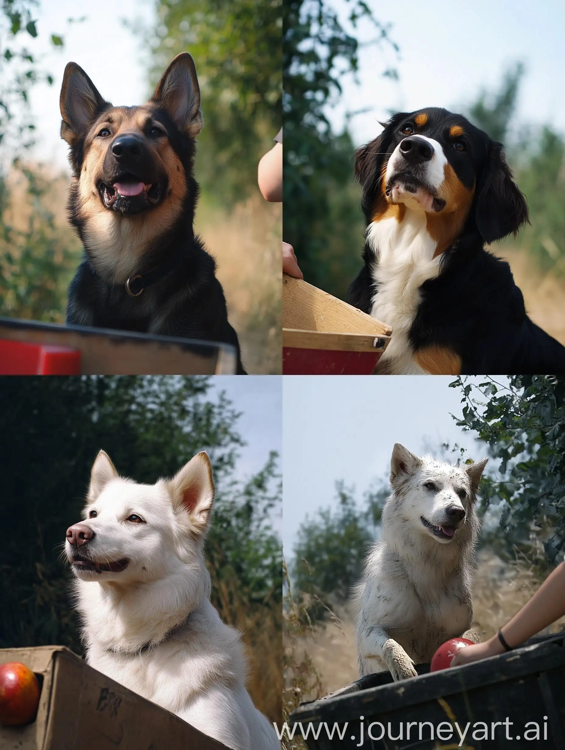 Curious-Dog-with-Floppy-Ears-Exploring-Outdoors