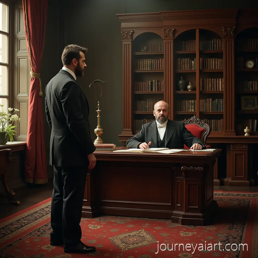 Directors-Office-in-Parisian-School-1898-Power-Imbalance-and-Tension