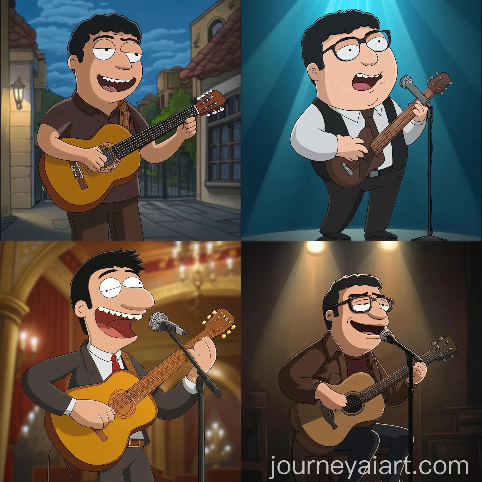 Quagmire-as-Israeli-Singer-Gidi-Gov-Portrait