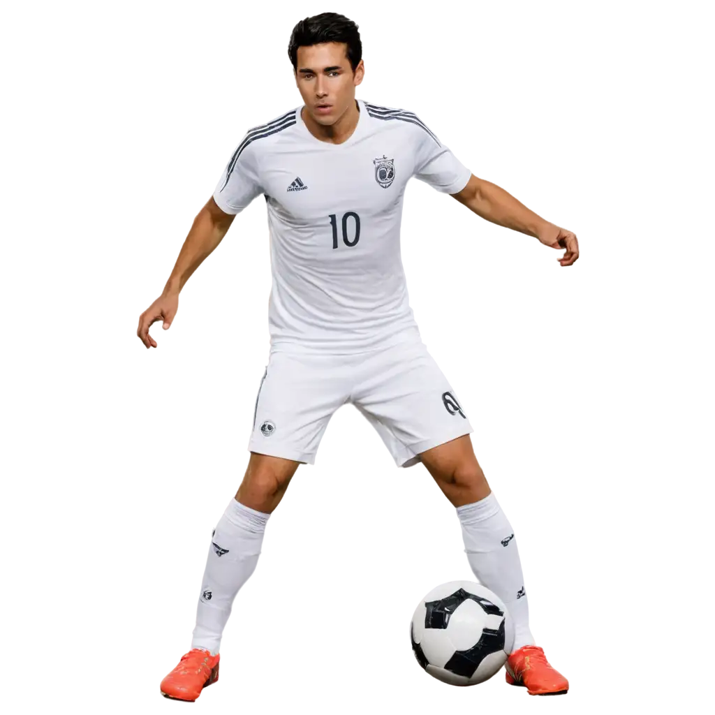 Create-HighQuality-PNG-Image-Soccer-Player-in-White-Uniform-Facing-Forward