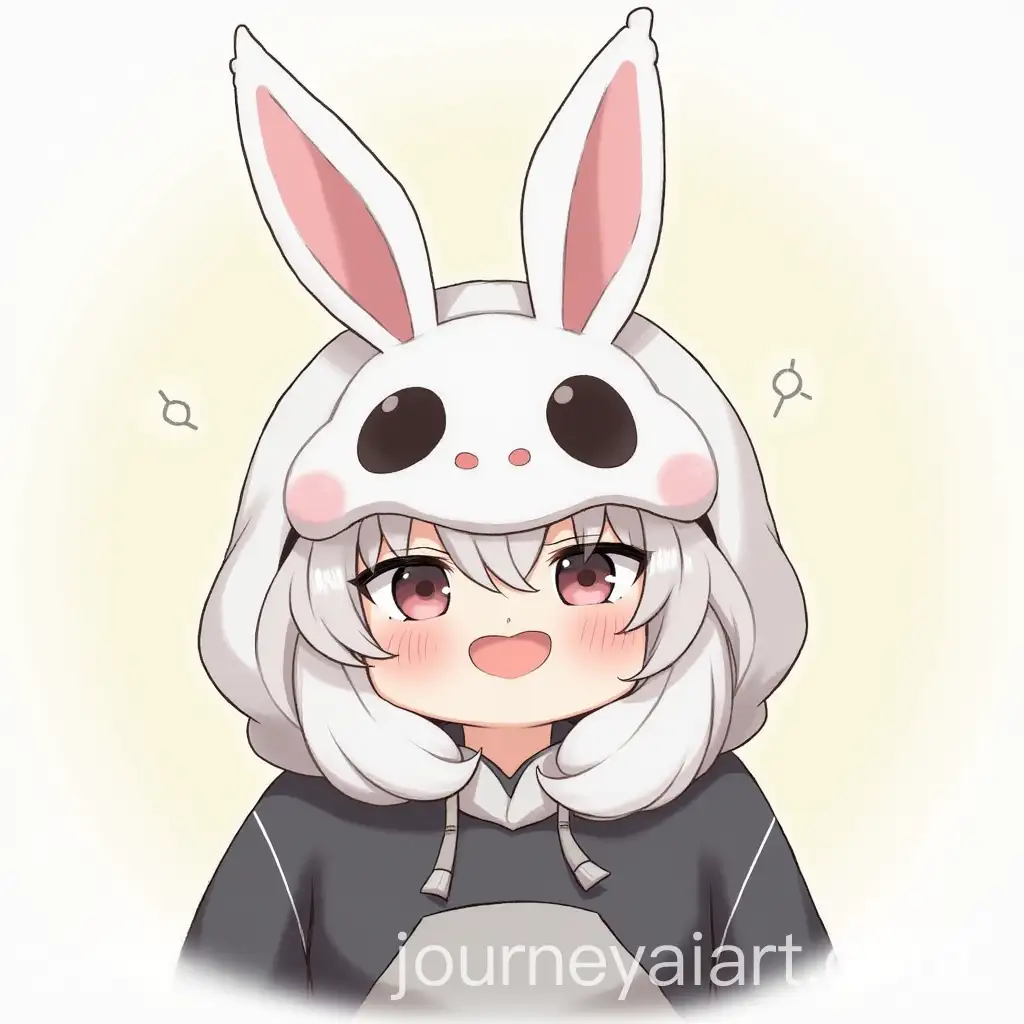 Chubby-Kuromi-Transformation-with-Rabbit-Appearance-and-Skull-Cap