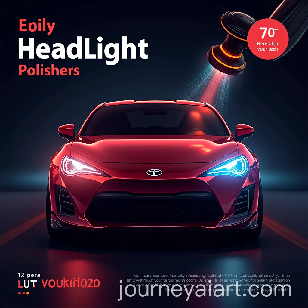 Modern-Advertising-Flyer-for-Headlight-Polishing-Service-Featuring-Red-Sports-Car
