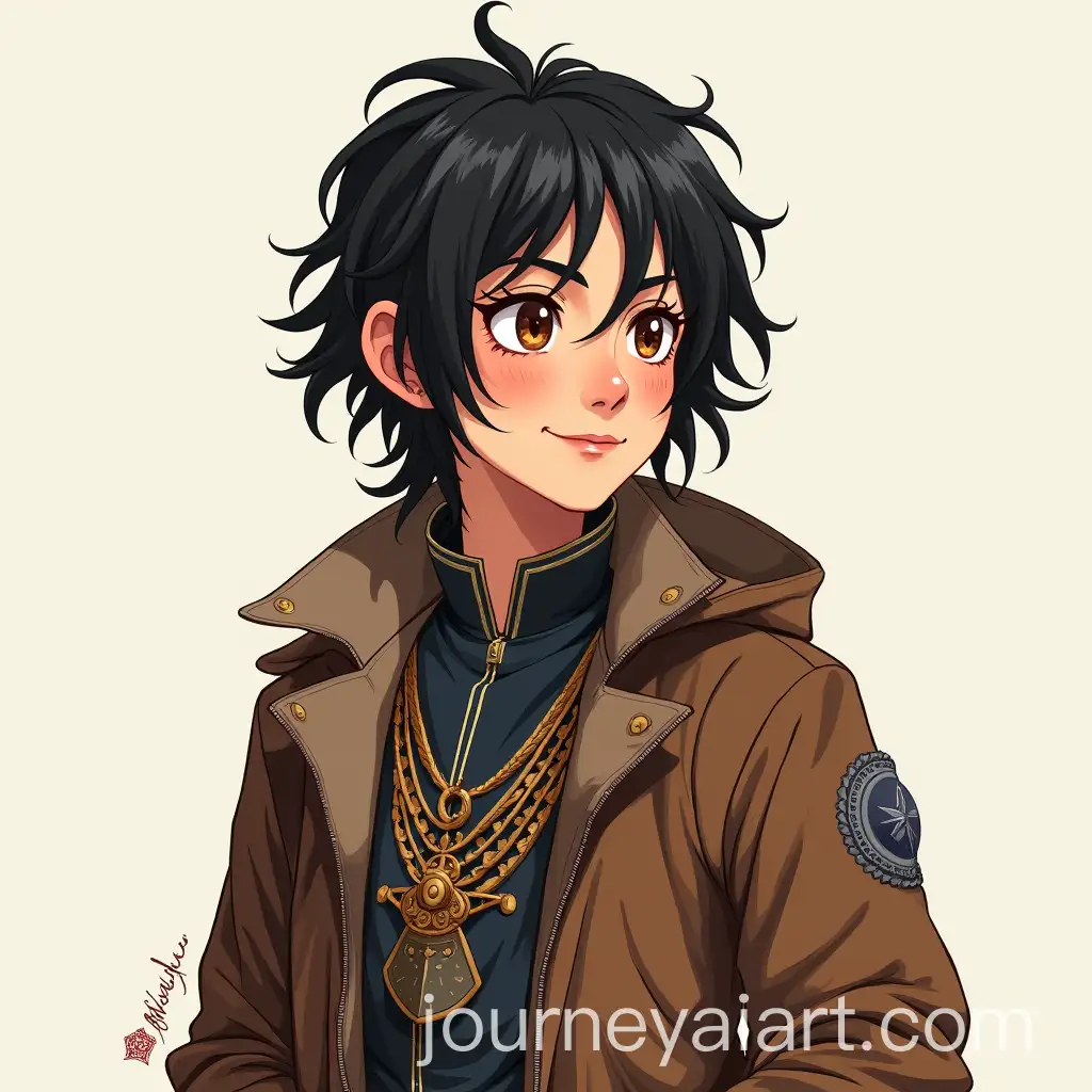 Aldar-Kose-Kazakh-with-Unusual-Clothing-and-Dark-Hair