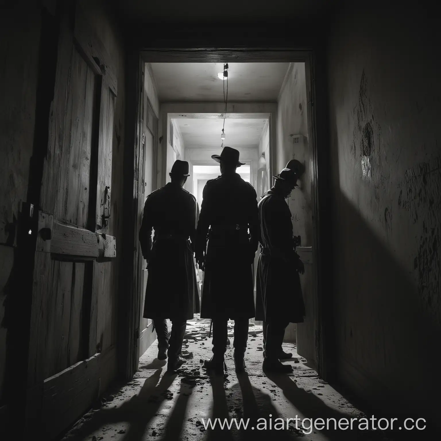 Cinematic-Crime-Scene-Inquisitors-Entering-Dark-Barrack