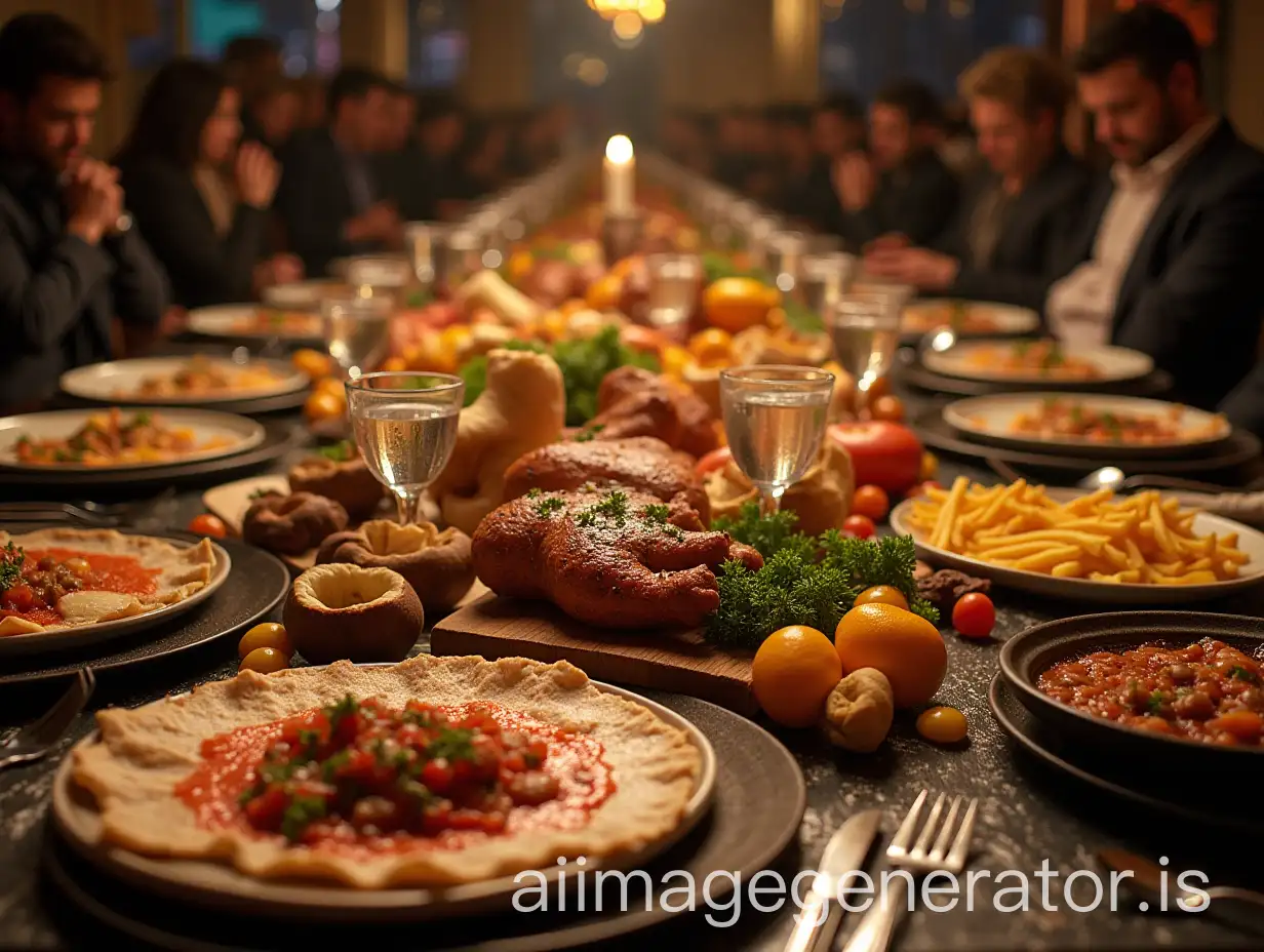 Lavish-Banquet-Spread-on-an-Opulent-Table