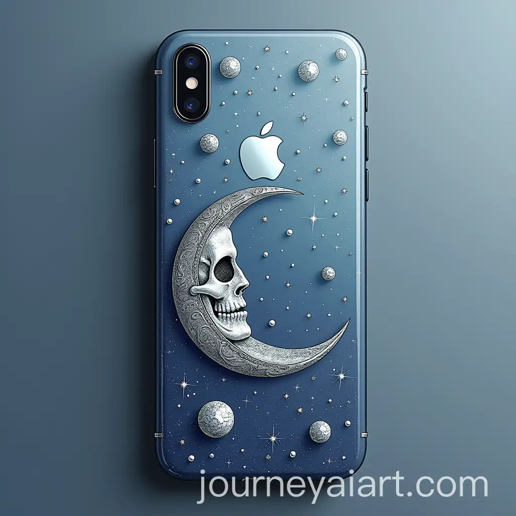 Intricate-Silver-Skeleton-Moon-Phone-Case-Design-with-Celestial-Accents