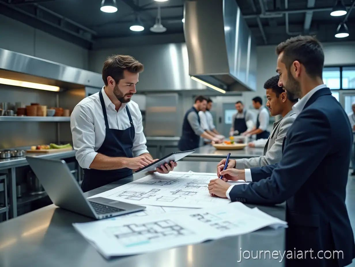 Modern-Commercial-Kitchen-Design-with-Team-ofModern-commercial-kitchen-design-Designers-and-Consultants