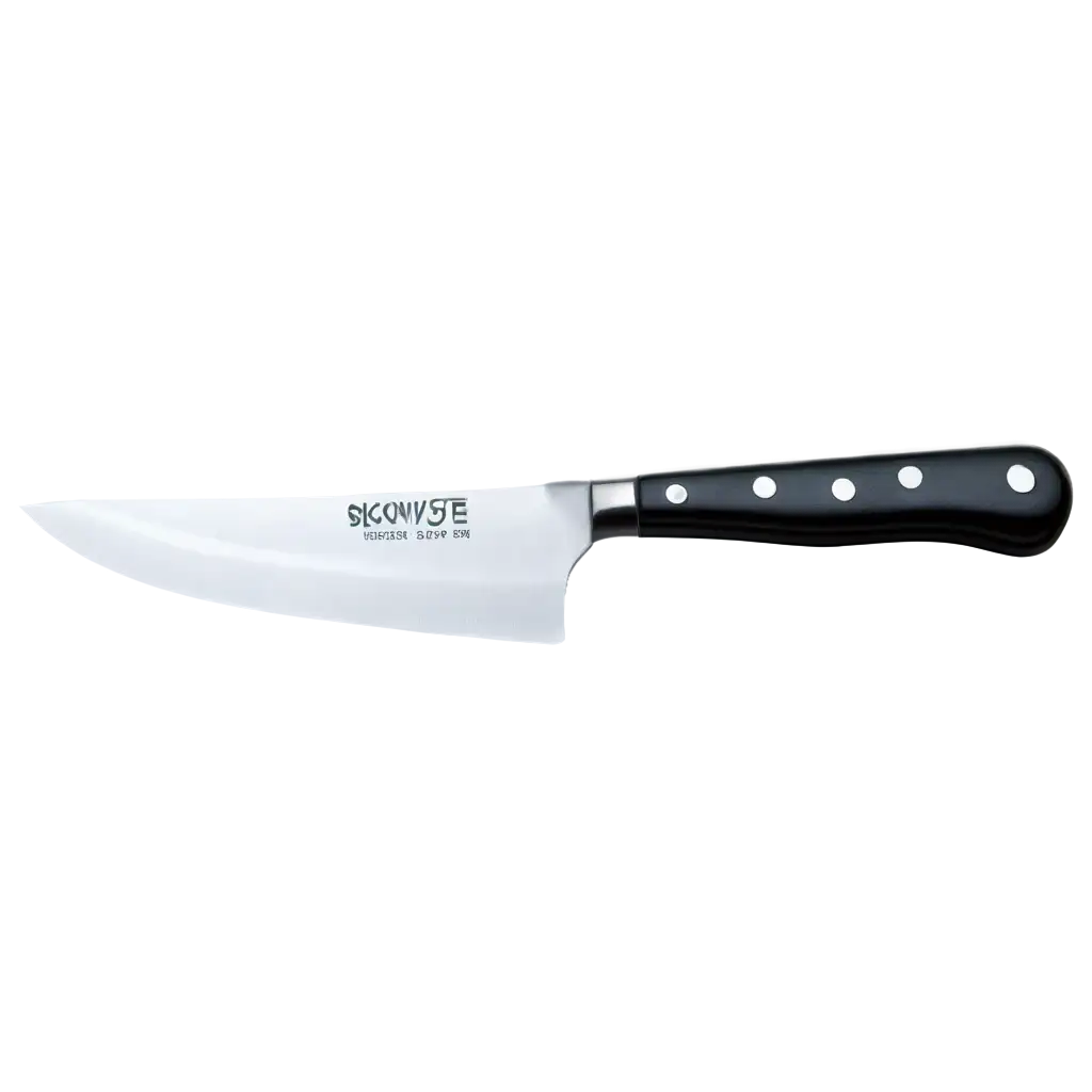 Shiny-Kitchen-Knife-with-Black-Handle-PNG-HighQuality-Image-for-Culinary-Use