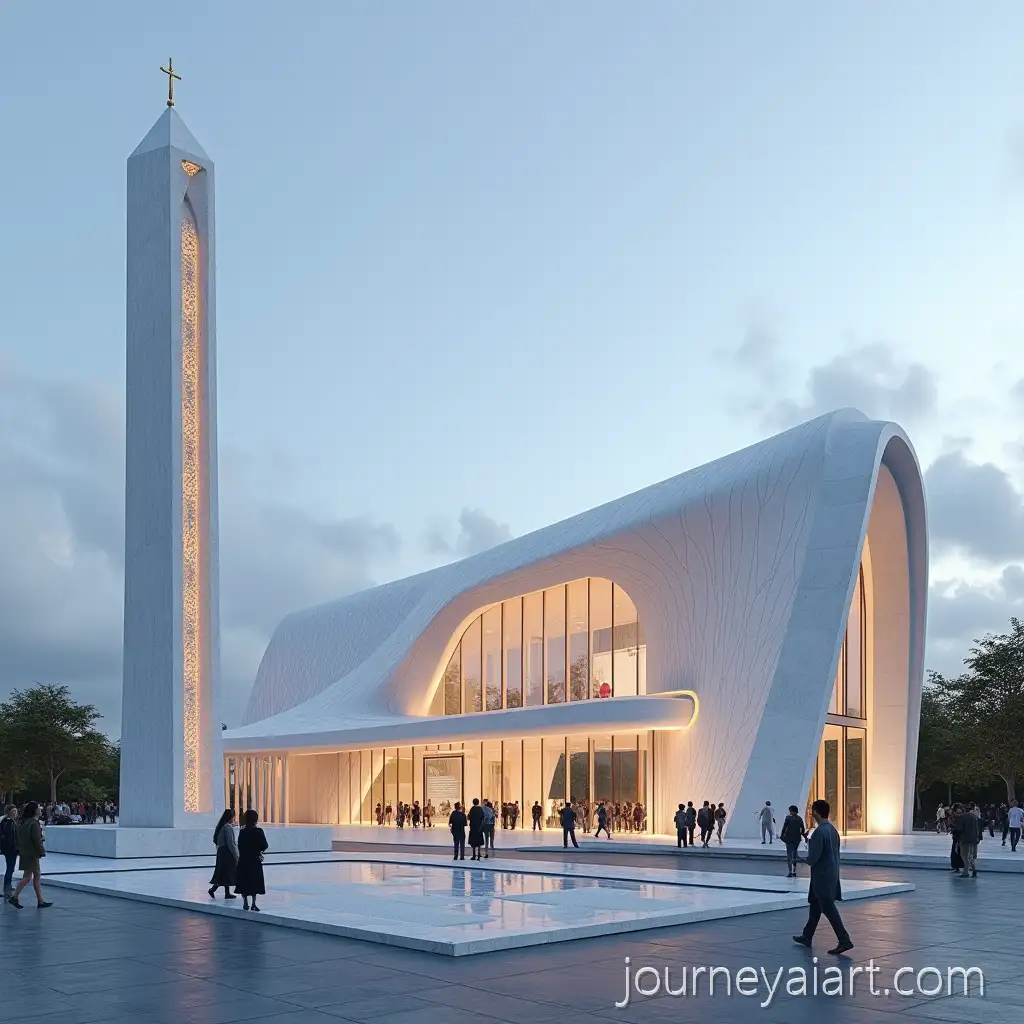 Modern-DamascusStyle-Architecture-Project-Featuring-Tower-Museum-and-Memorial-Structure