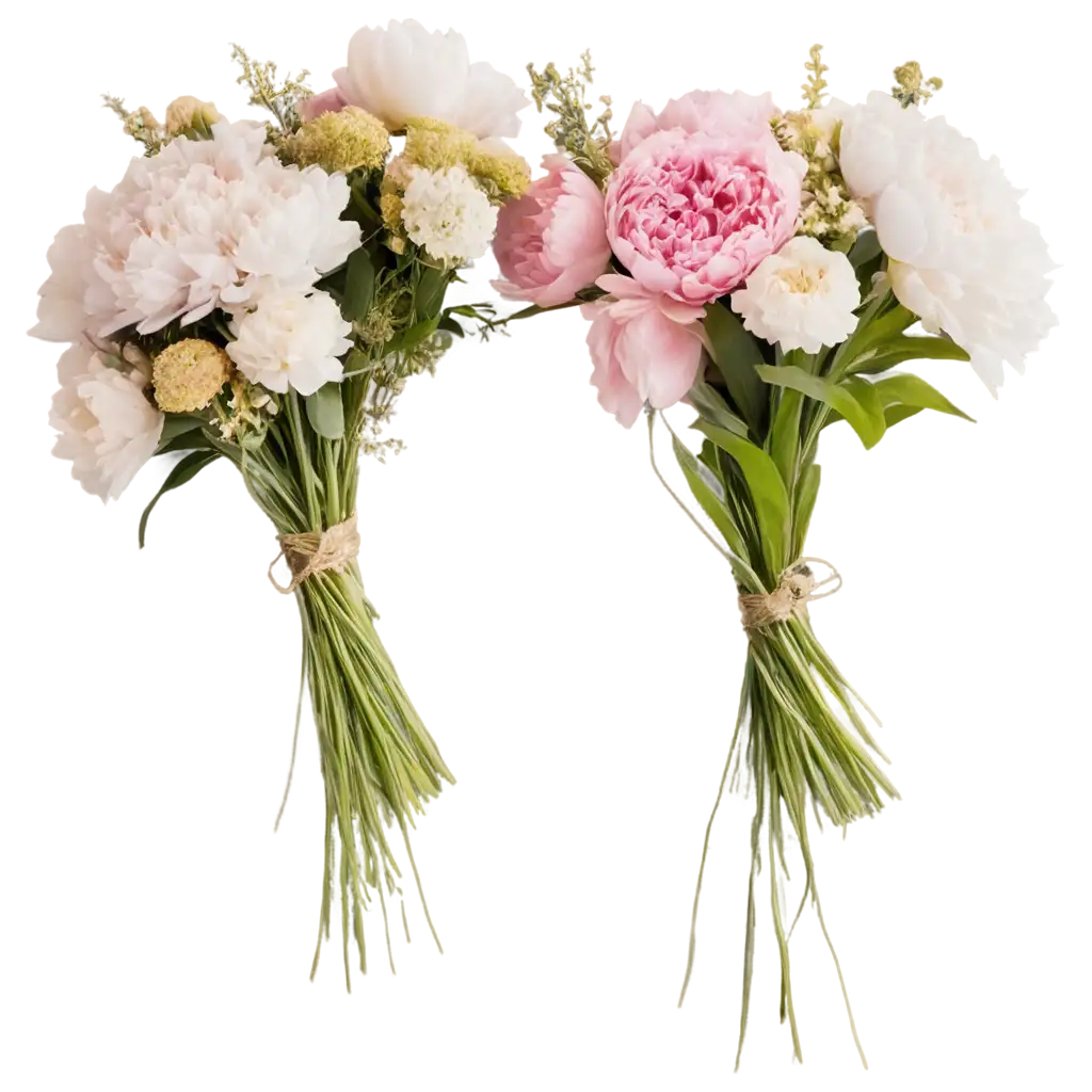 Soft-Floral-Arrangements-of-Wildflowers-and-Peonies-PNG-Image-for-Elegant-Visuals