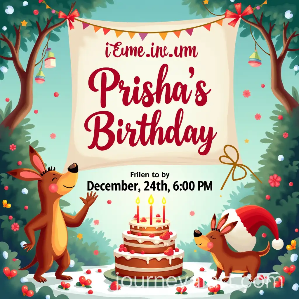 Whimsical-Birthday-Cake-Cutting-Ceremony-Banner-for-Prisha-on-December-24th