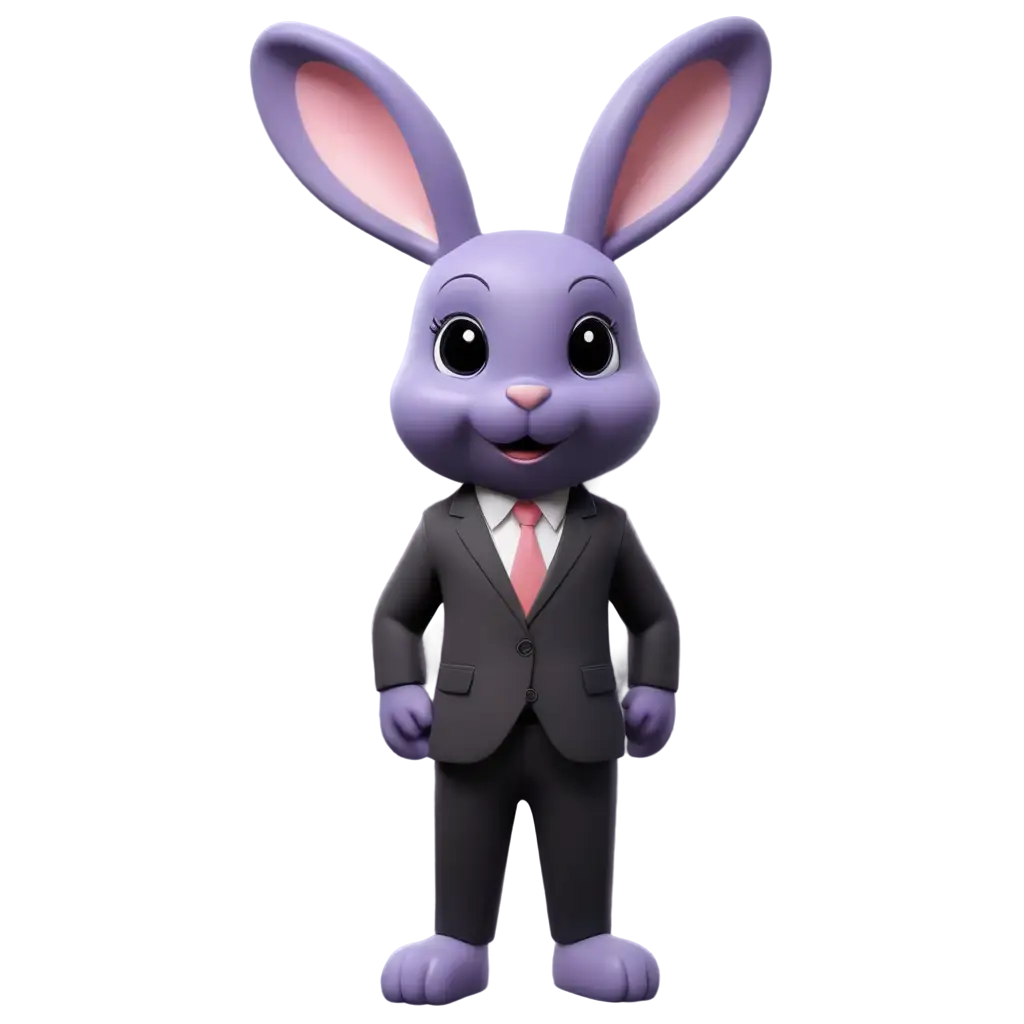 Cute-Light-Purplish-3D-Rabbit-PNG-Mascot-for-Bank-Branding-and-Marketing