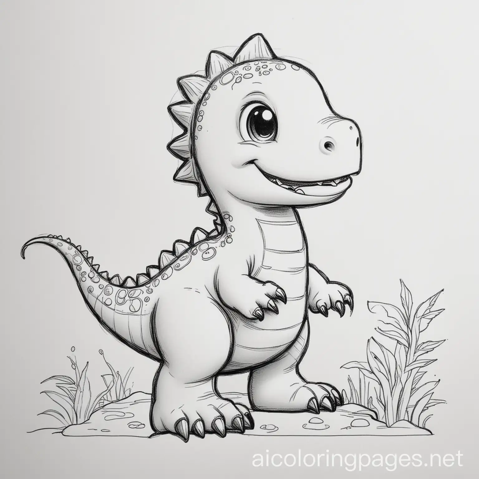 Cartoon-Dino-Baby-Coloring-Page-Simple-Line-Art-for-Kids