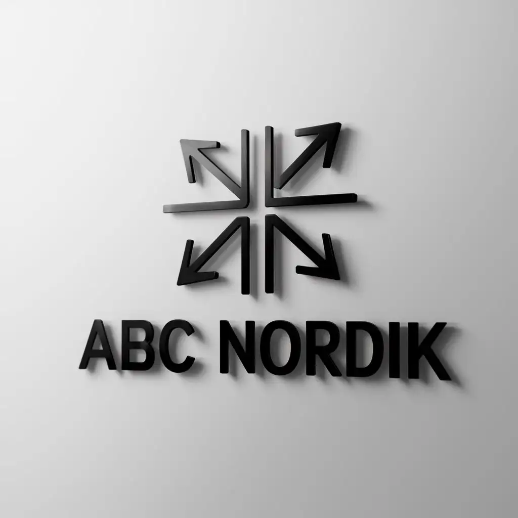 LOGO-Design-For-ABC-NORDIK-Crossroad-Sign-and-Directions-in-Automotive-Industry