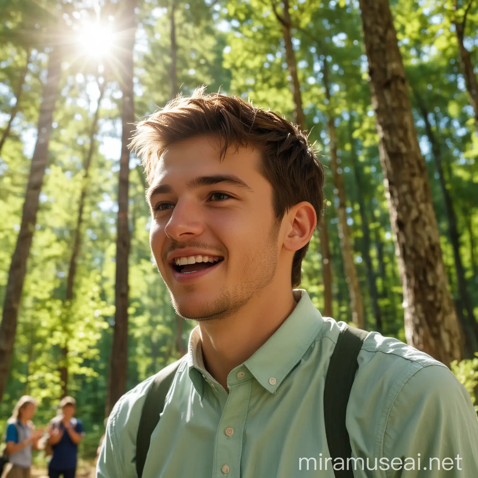 Young Leader Inspires Participants at Outdoor Leadership Camp