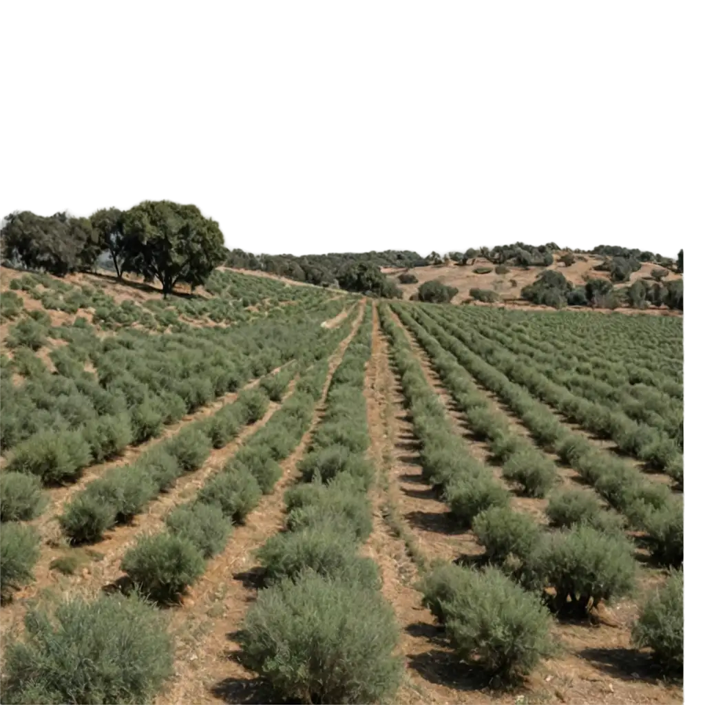 Olive-Farm-Land-in-the-Afternoon-PNG-HighQuality-Image-for-Scenic-and-Agricultural-Themes