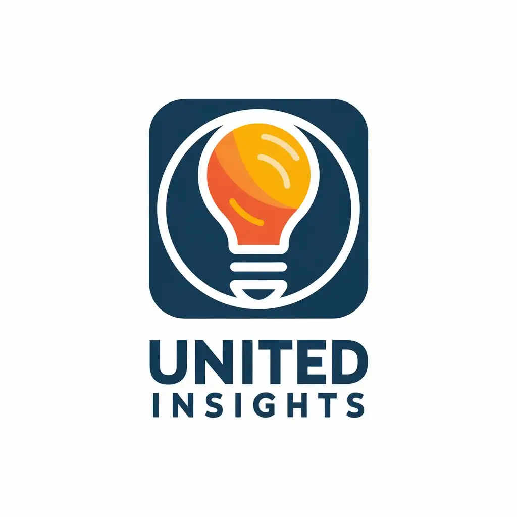 LOGO Design for United Insights Knowledge Finance Travel Internet Sports Medical Education Industry Theme