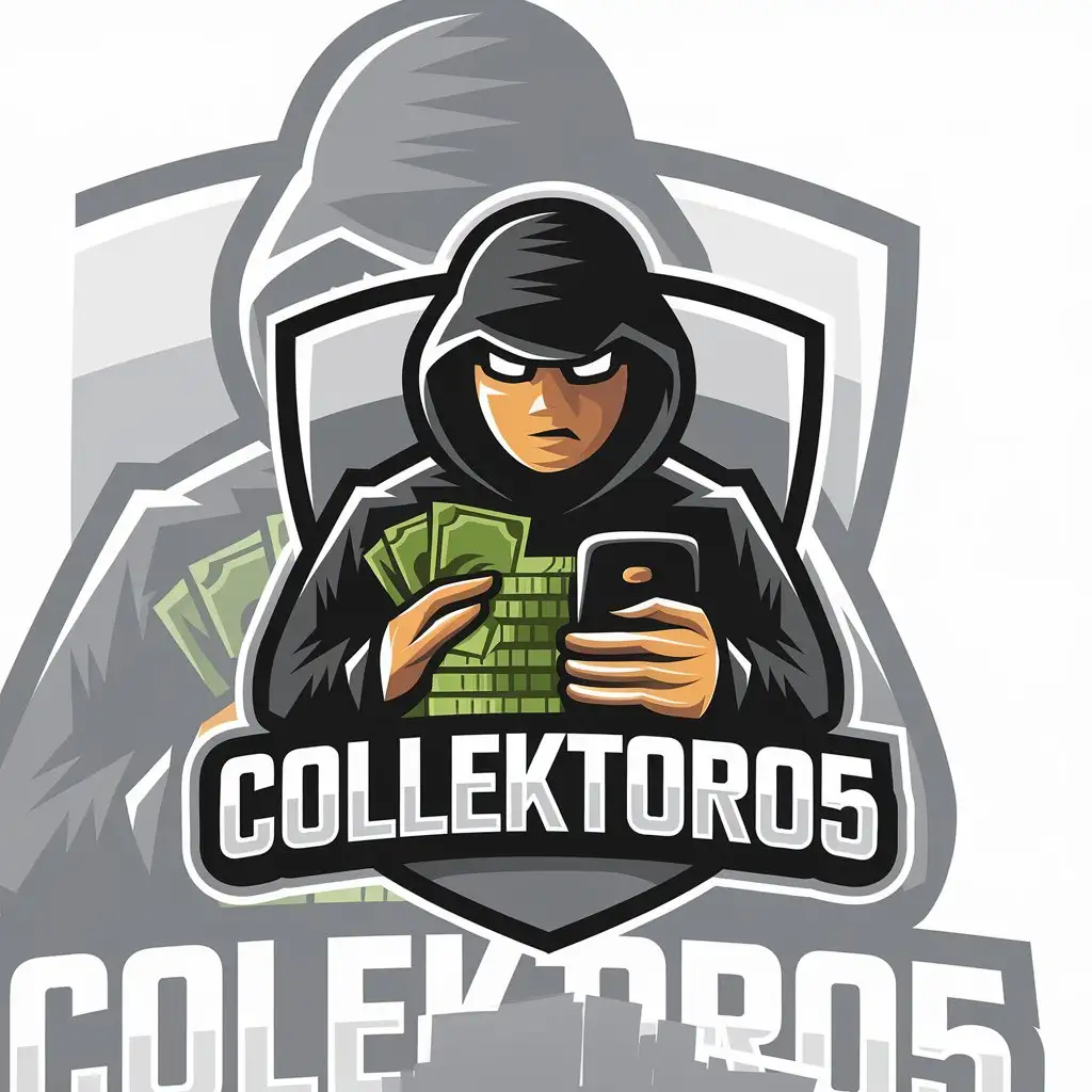 LOGO-Design-for-Collektor05-Hacker-Money-Phone-Finance-Industry-Vector-Logo