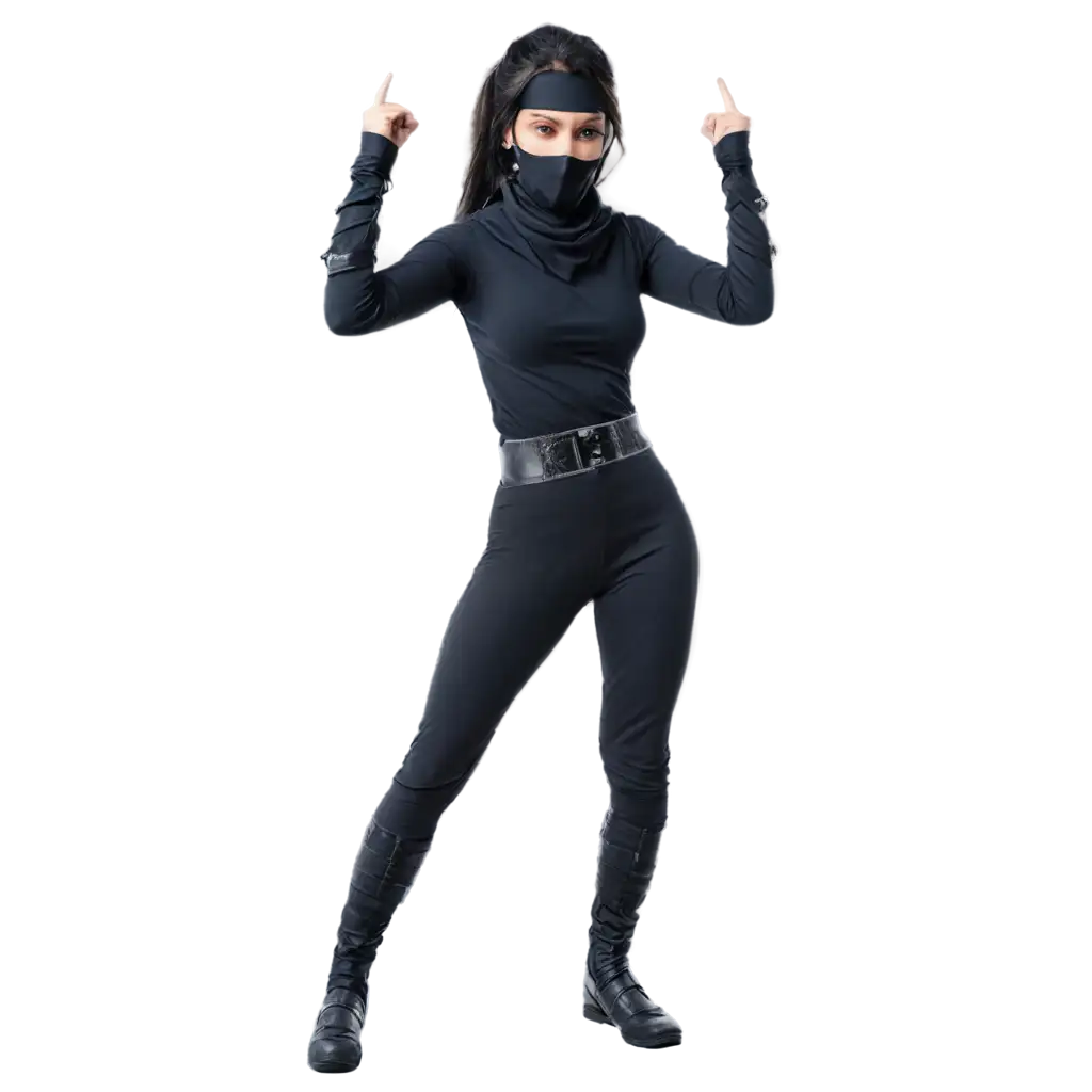 Ninja-Girl-Without-Mask-or-Anything-HighQuality-PNG-Image