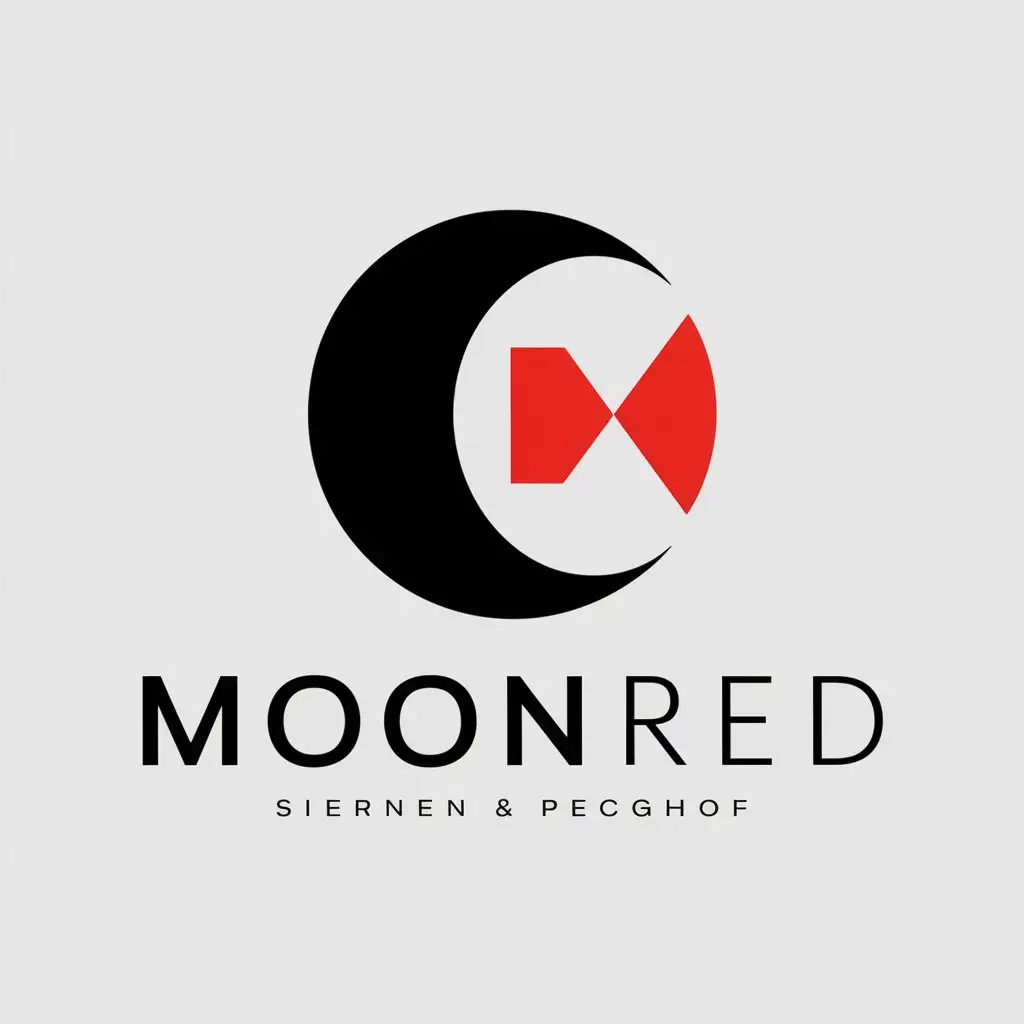 LOGO-Design-For-MOONRED-Elegant-Luna-Symbol-on-Clear-Background