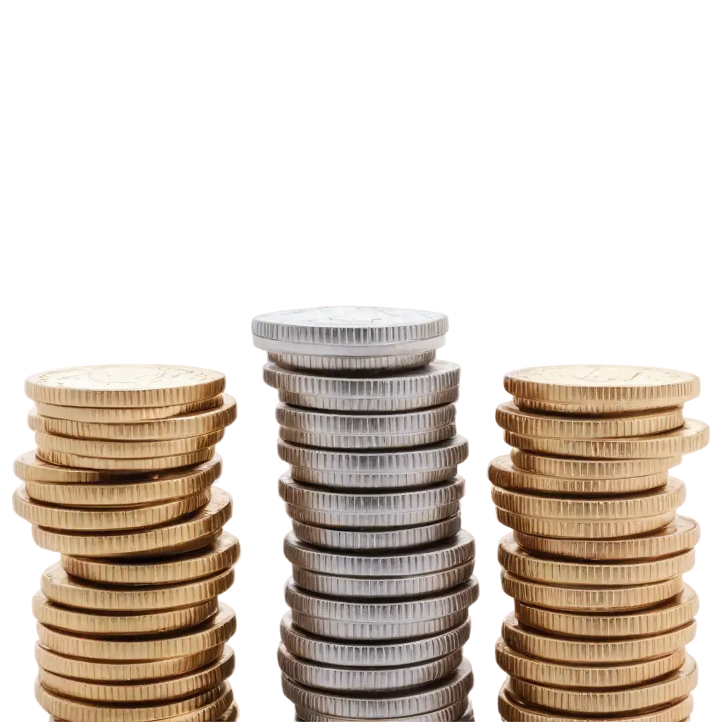 HighQuality-PNG-Image-of-Stacked-Coins-Enhance-Your-Visual-Content-with-Clarity-and-Detail