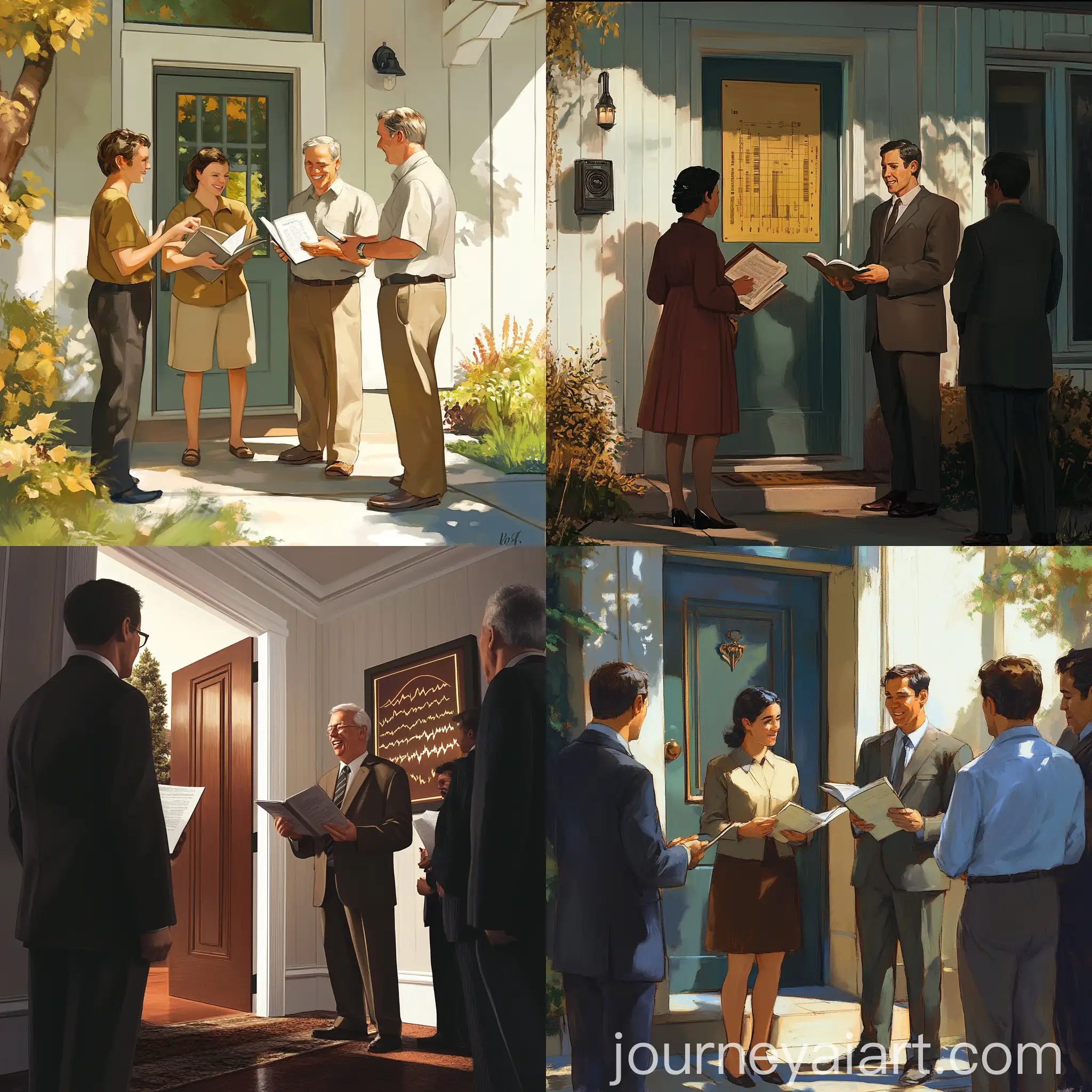 Jehovahs-Witnesses-Discussing-Drum-Loops-with-Audio-Waveform-Booklet